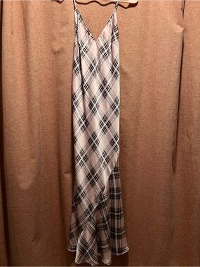 Victoria’s Secret Pink Plaid Slip Dress size Large